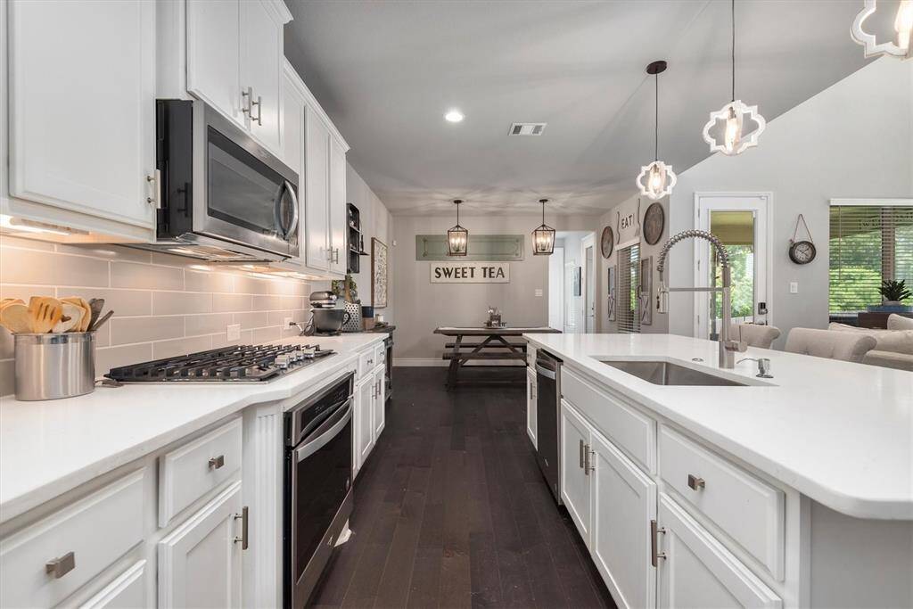 Lots of cabinetry for all your storage needs.