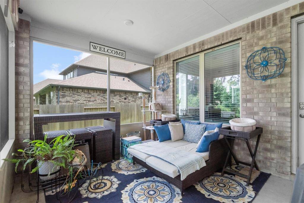 Enjoy outdoors in this screend in patio, no worry about any mosquitoes!