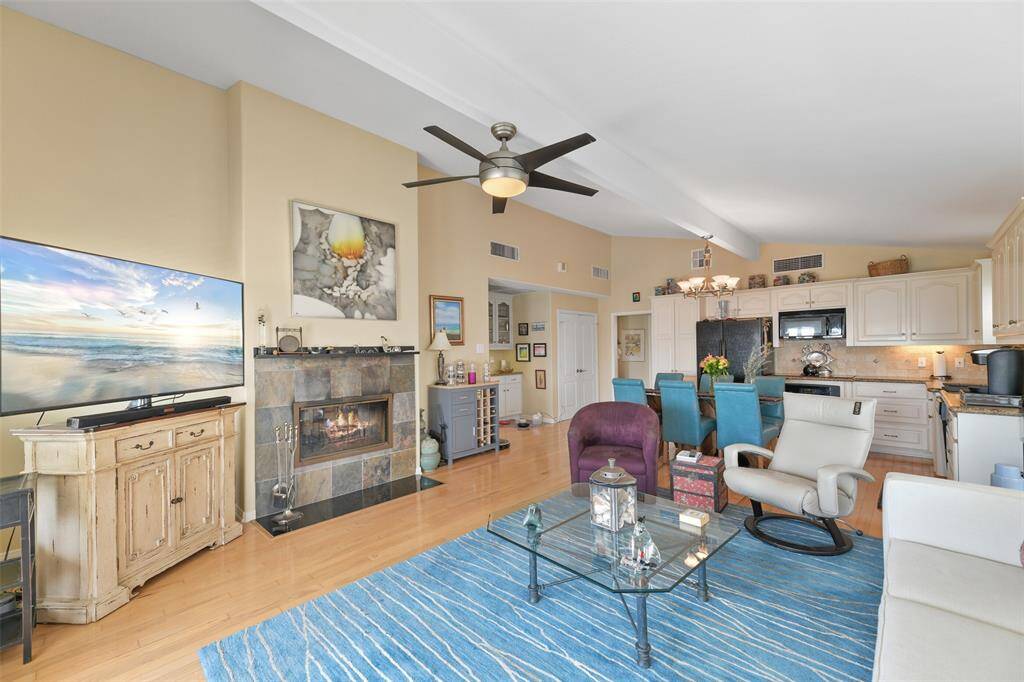 Angled High Ceilings and open concept space allow for many configurations!