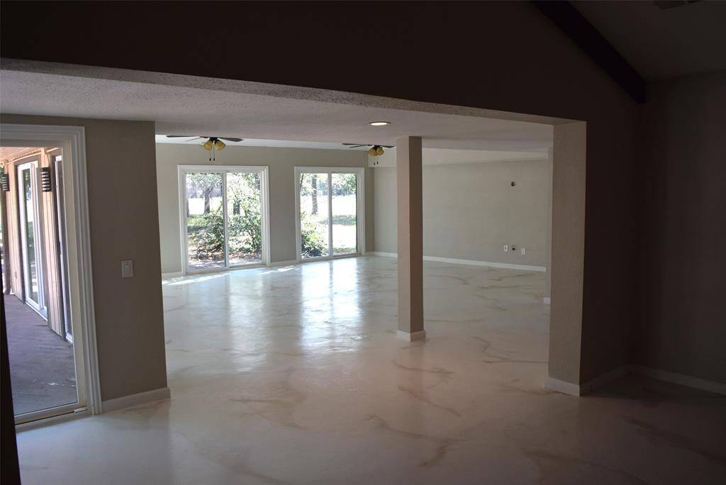 VIEW FROM FORMAL LIVING TO FAMILY ROOM