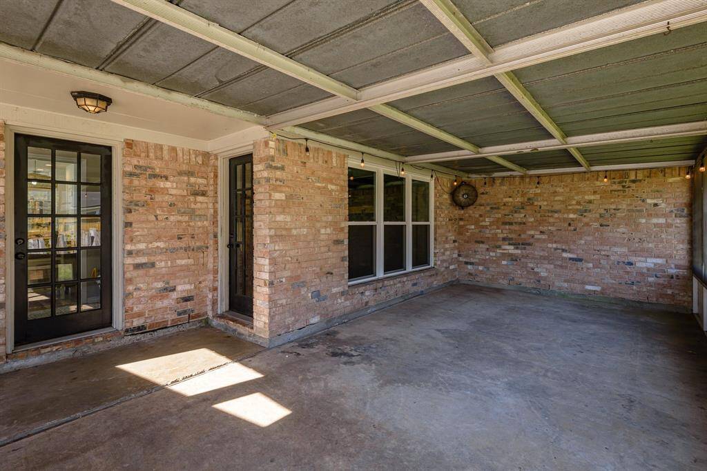 Relax on your screened in back porch