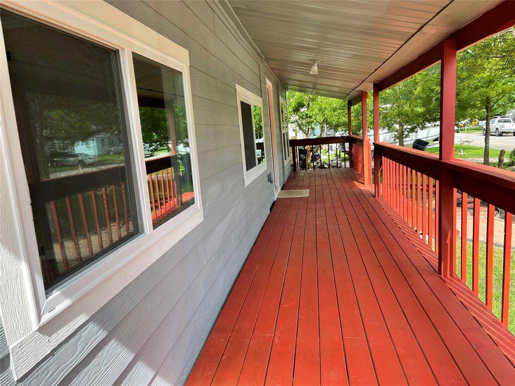 beautiful long porch for your nice mornings and evenings