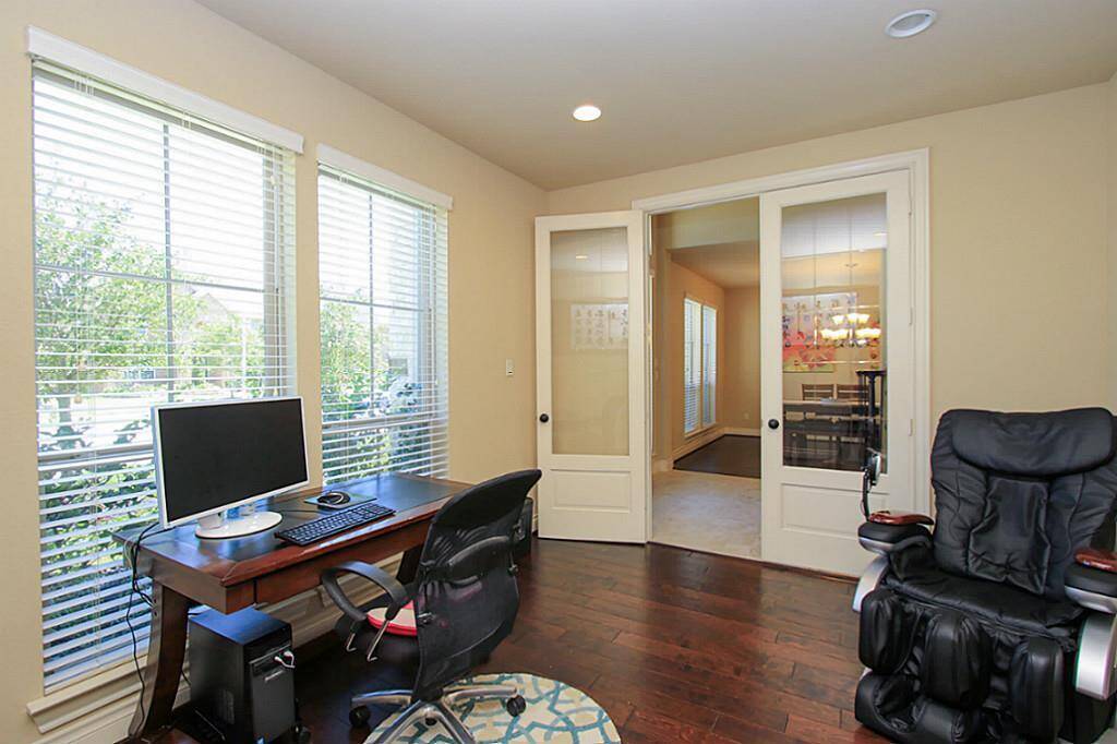 Home office/study also with hardwood flooring, and plenty of room to do some work, reading, or meditation!