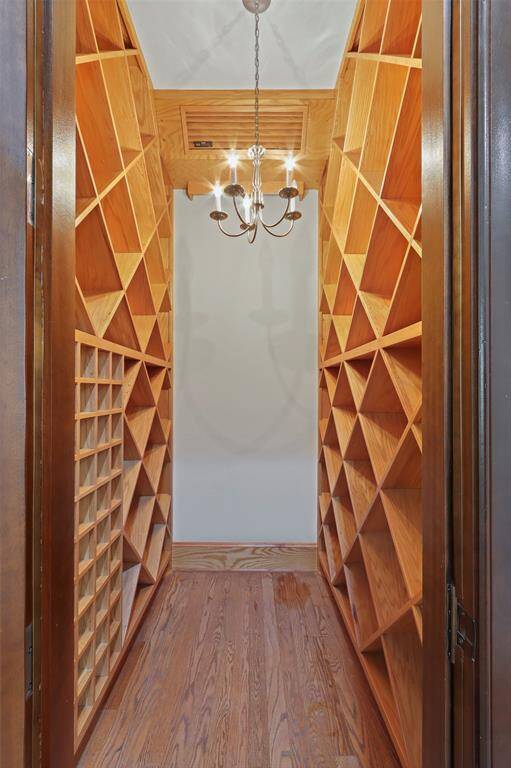 1,500 bottle climate controlled wine room.