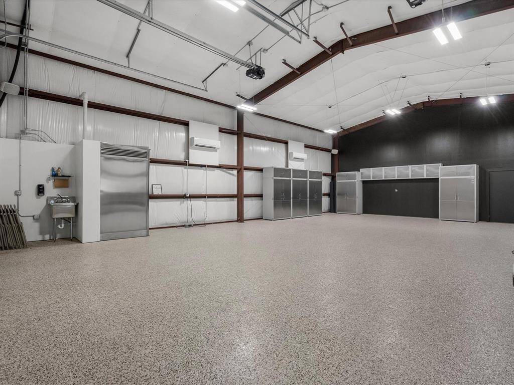 Climate controlled, insulated garage, ideal for year-round use.