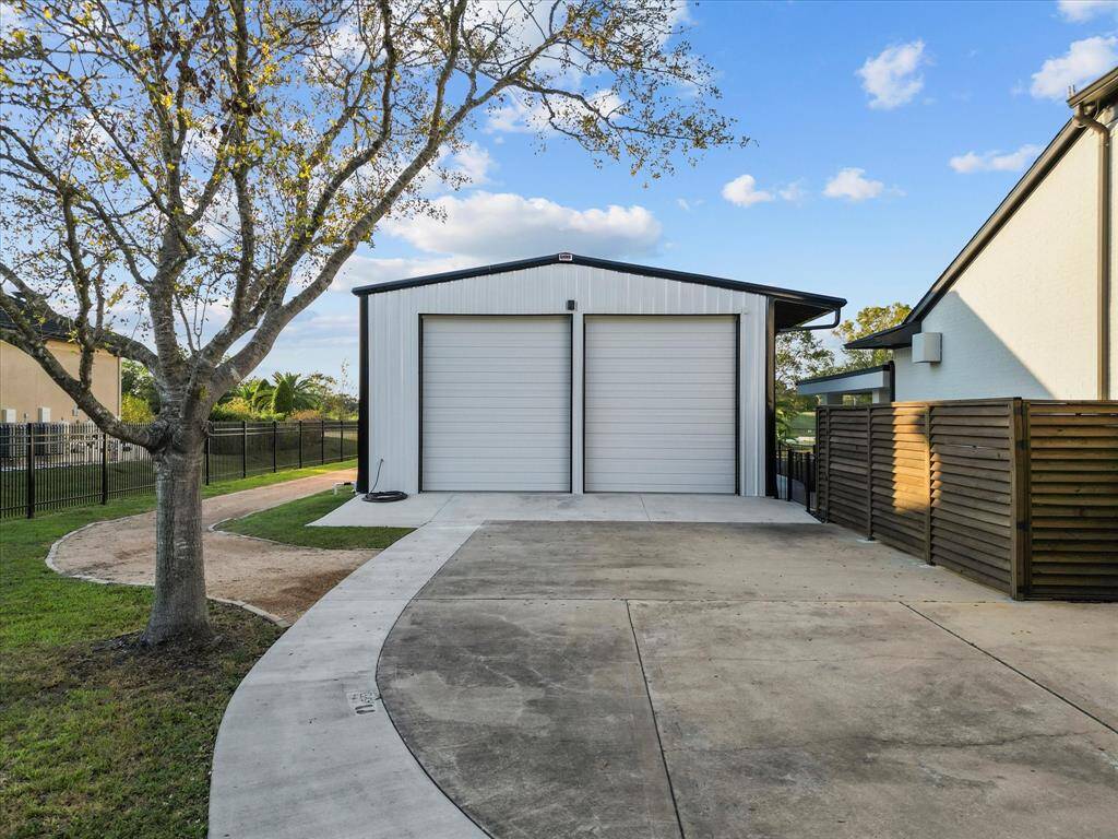 Climate controlled, insulated garage.