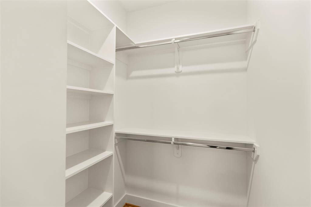 great closet space in this secondary bedroom