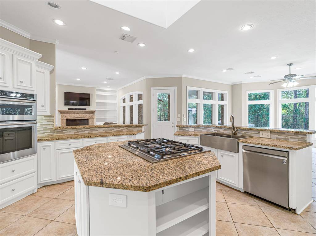 Open to family room for wonderful entertaining opportunities