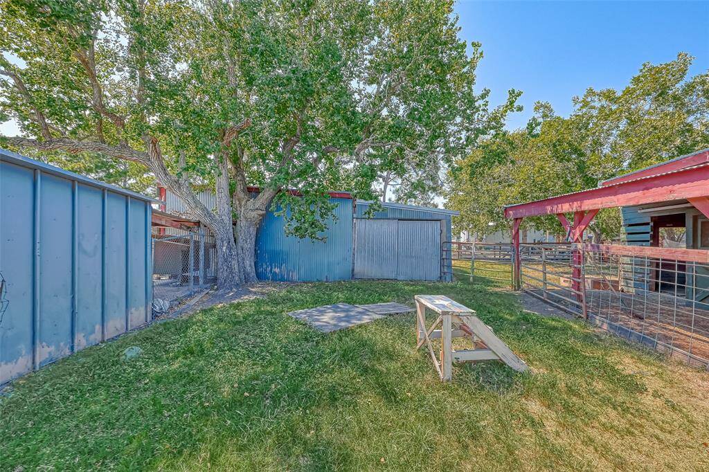 two stall barn and feed room