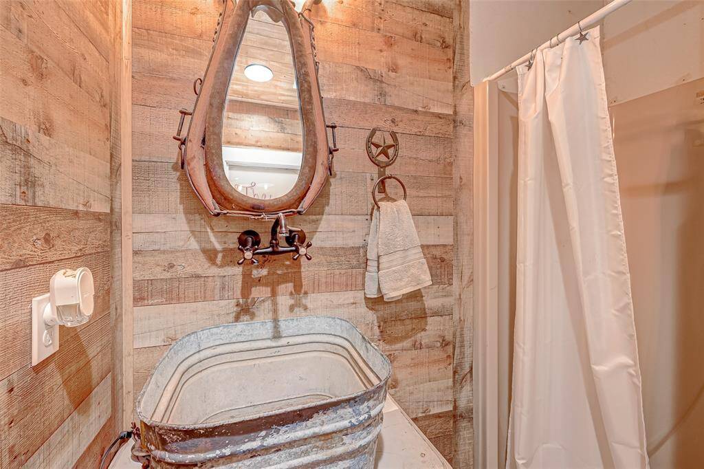 Garage bathroom