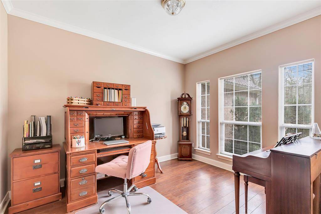 Office right by entryway