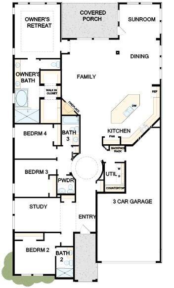 The success of a floorplan is the way you can move through it…You’ll be amazed at how well this home lives…We call it traffic patterns.