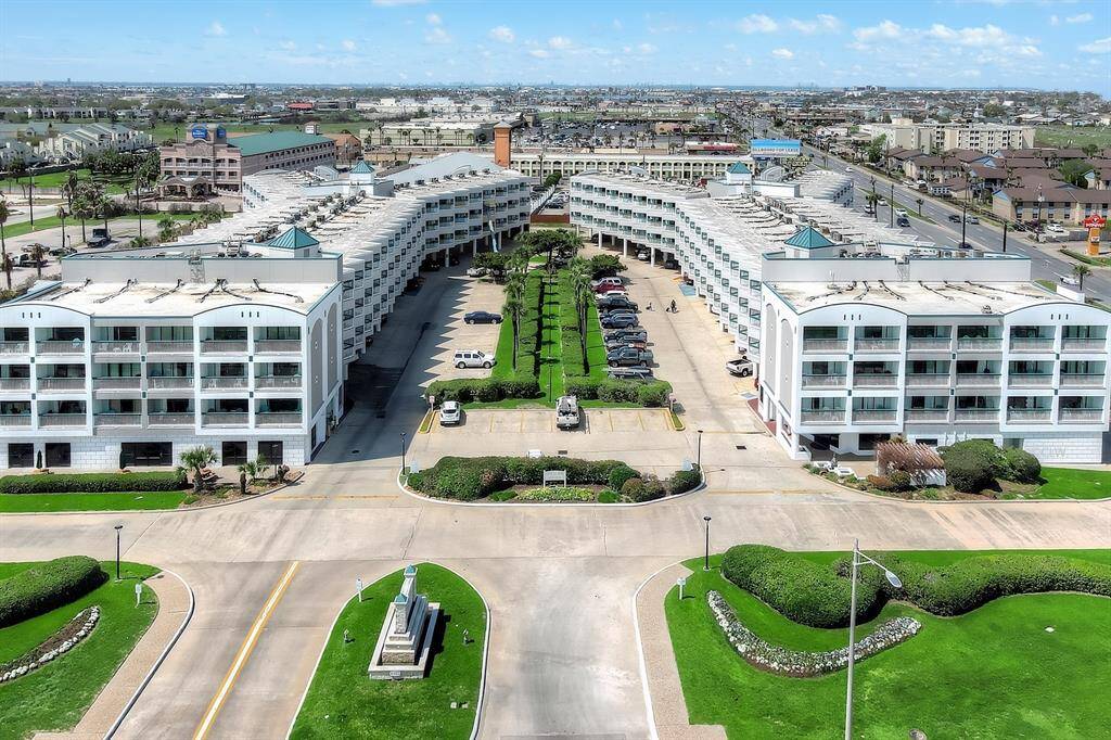 Birds eye view of the property.