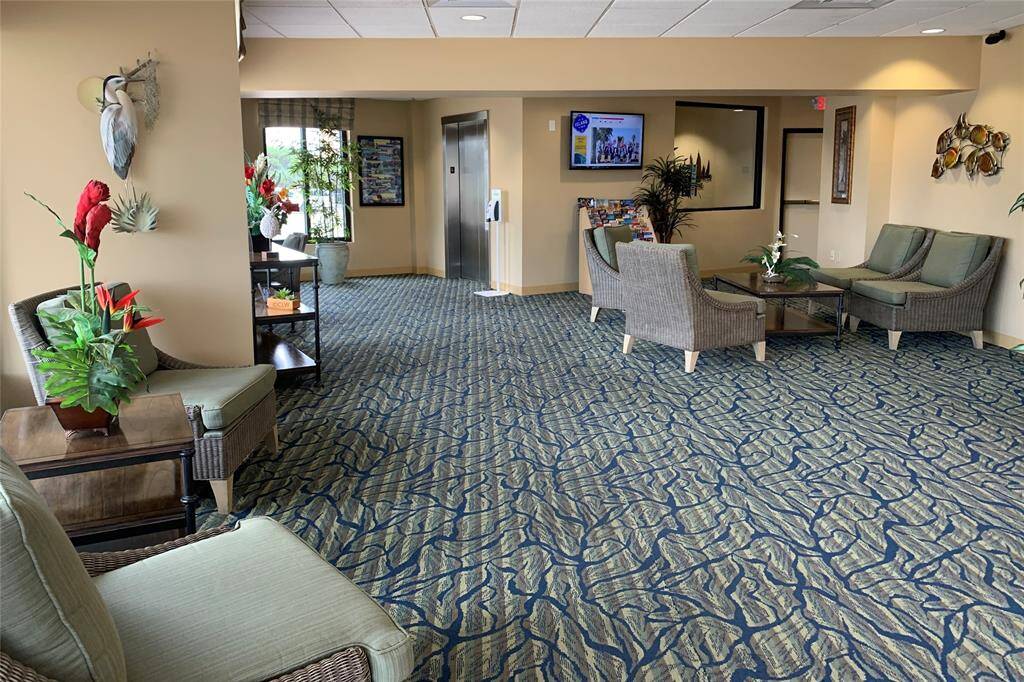 Nice lobby area for your guests to check in.