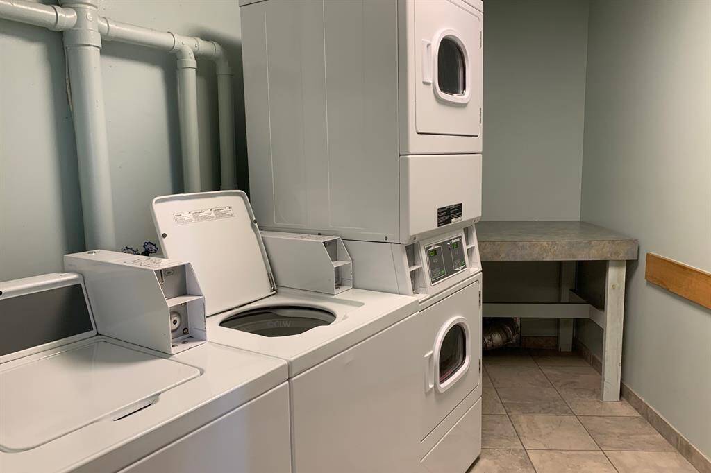 Central laundry facilities if you must do a load.