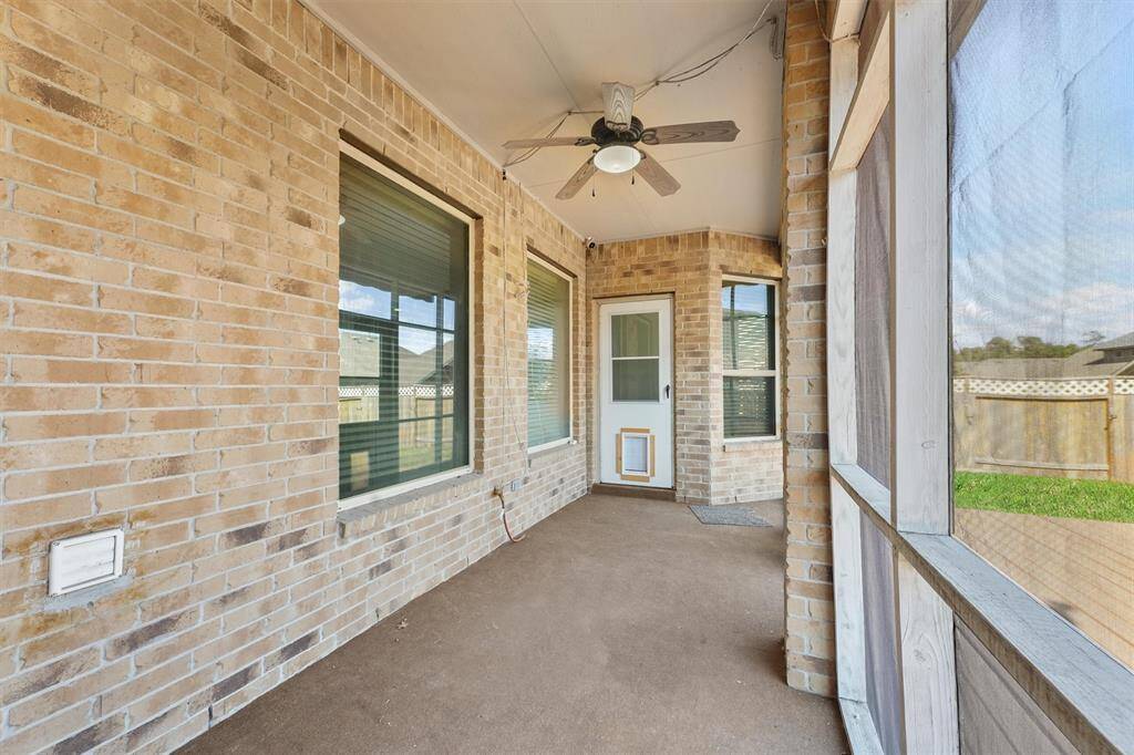 Screened in patio