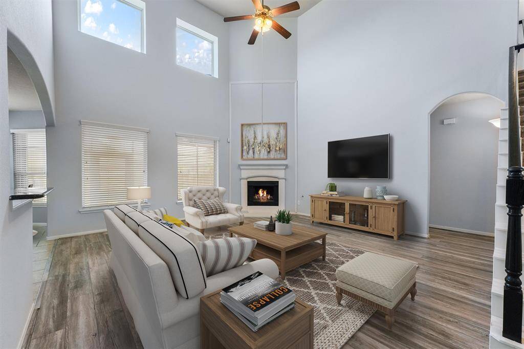 Living Room - virtually staged