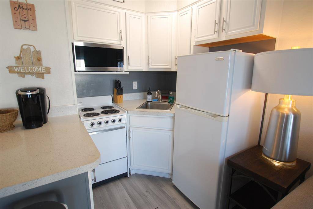 Kitchen is efficient and appliances are included with the sale.
