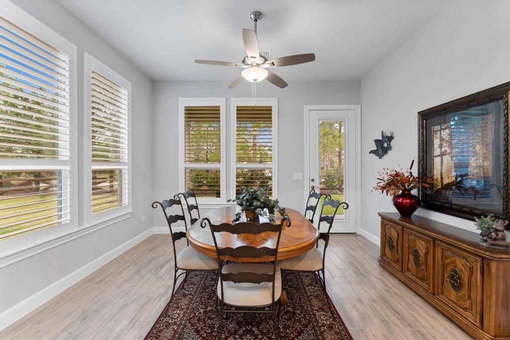 Sunroom with Plantation Shutters