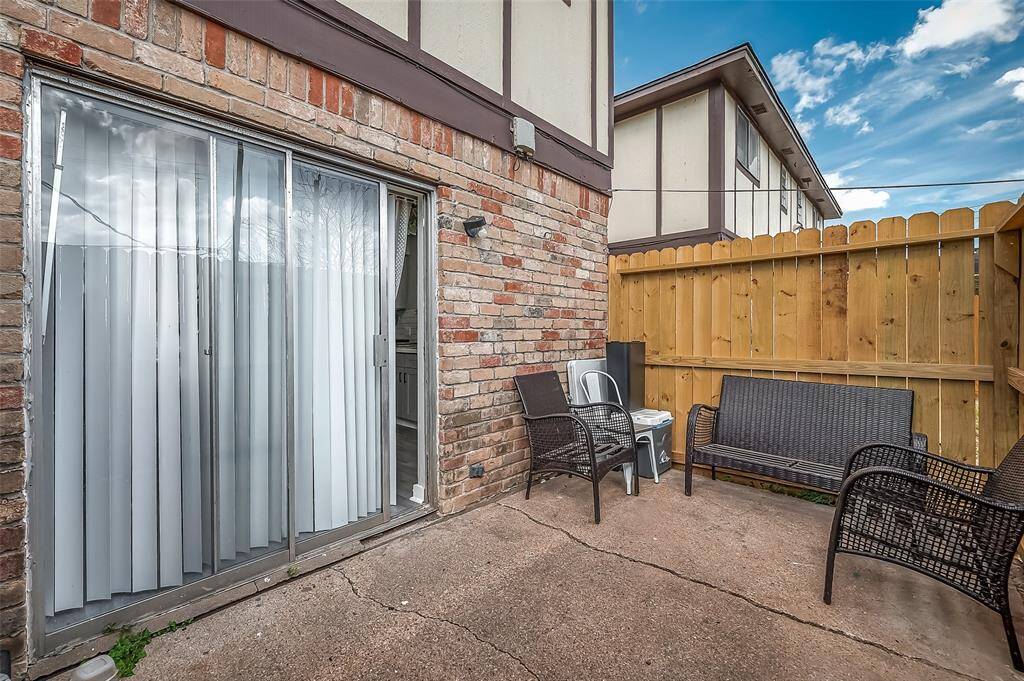 Private Patio area