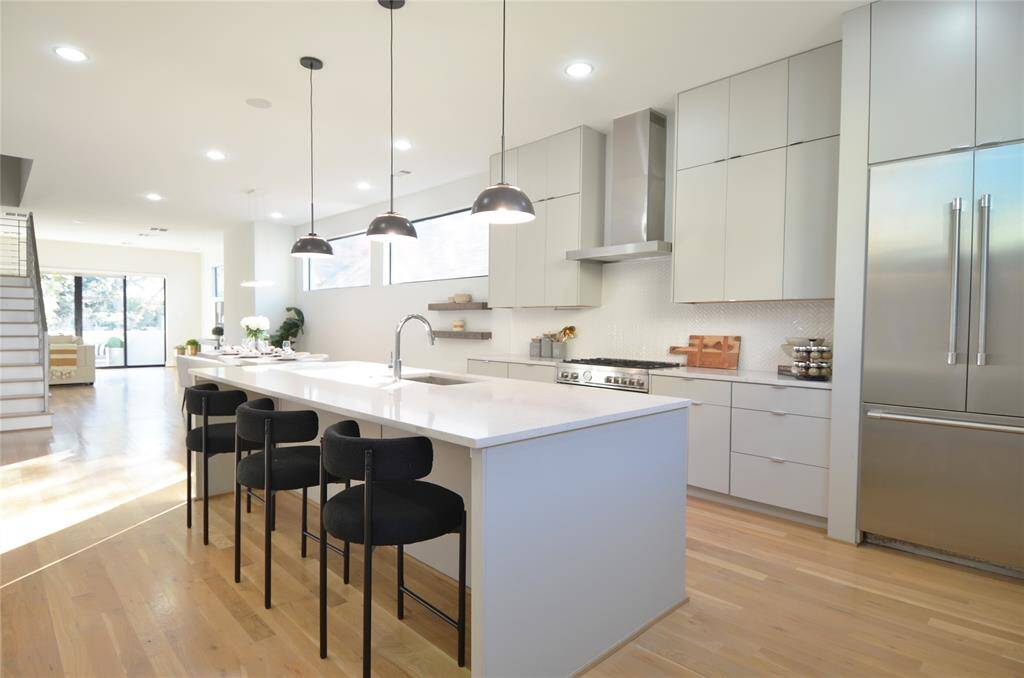 High end finishes in this elevator ready home.
