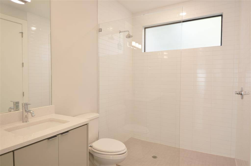 Shared bath on ground floor.