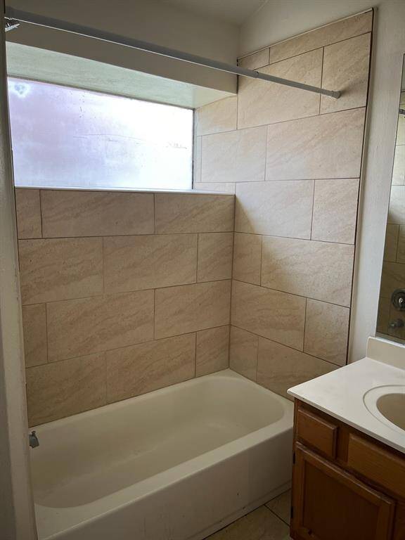 Tiled master bath