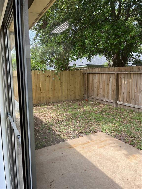Recently replaced fence