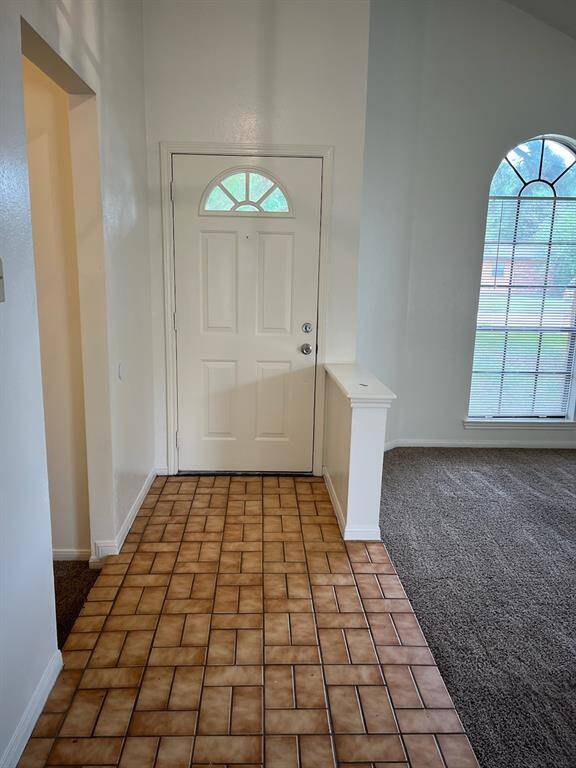 Raised entry adjacent to formals