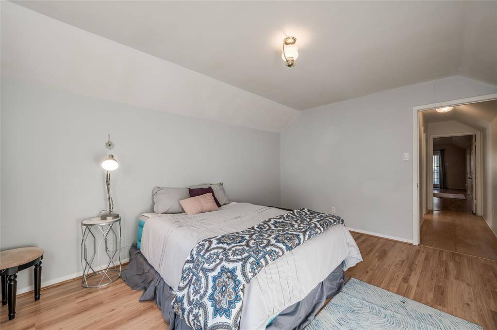 Secondary bedroom up is large with hard surface flooring and lots of natural light.