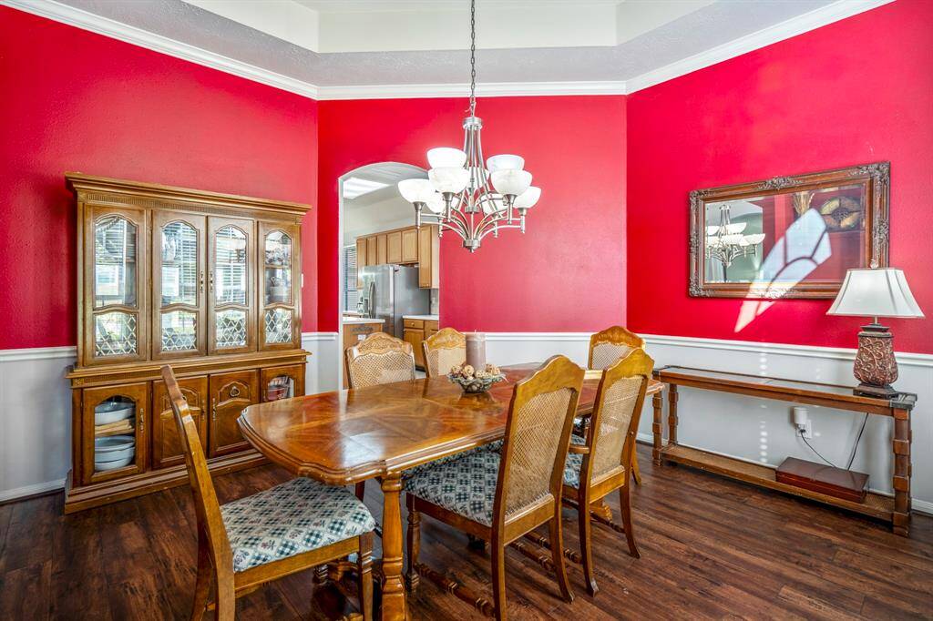 This room holds seating for 8-10 easily.