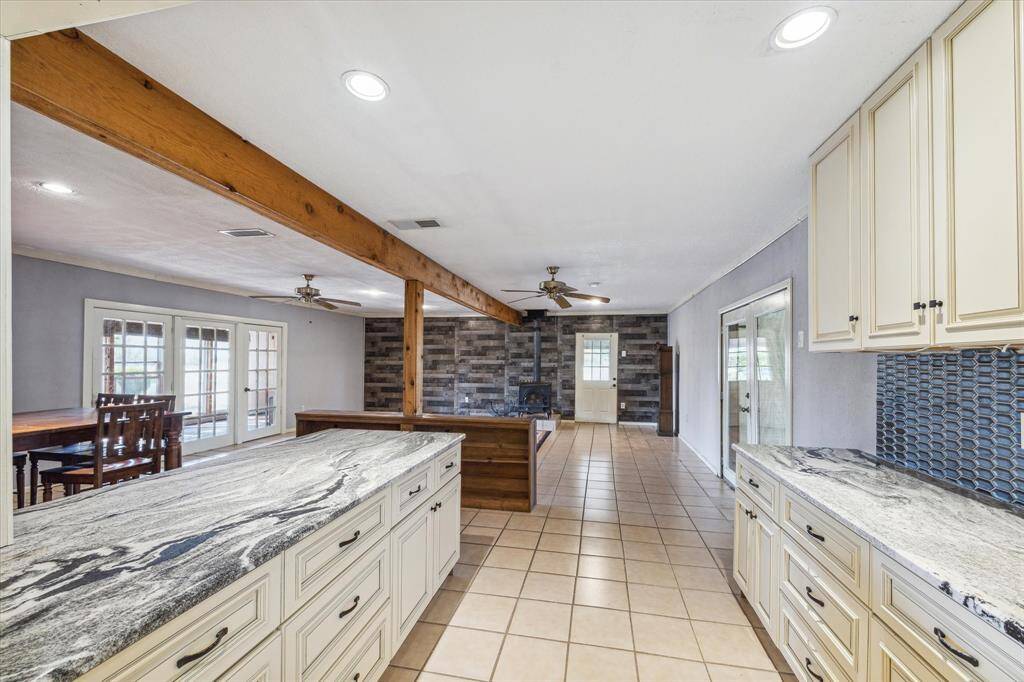 Counter space to entertain