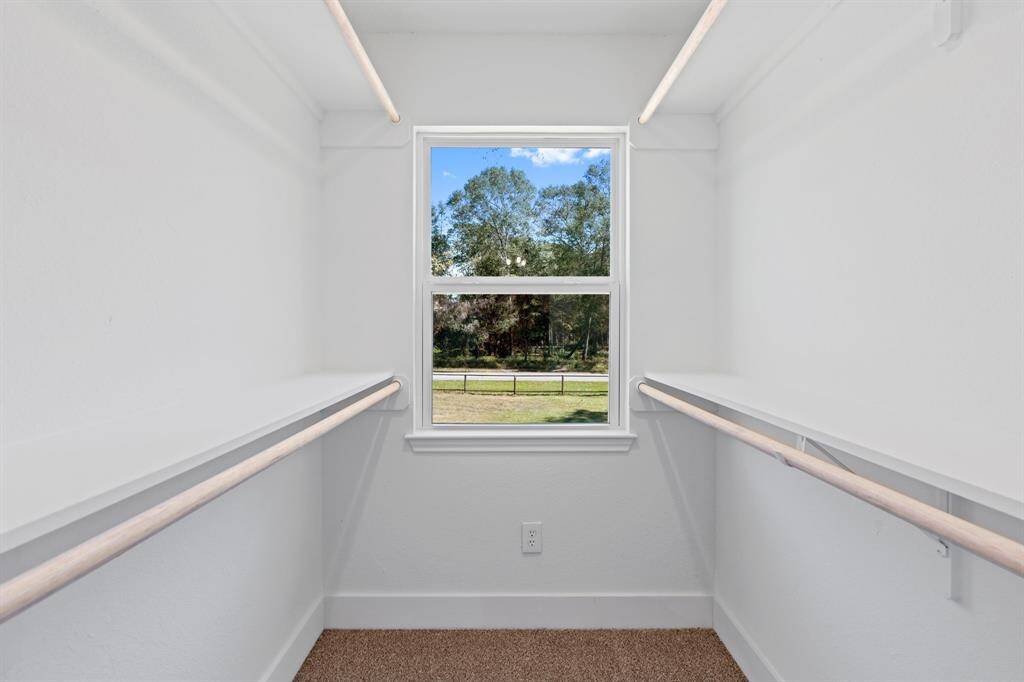 Large windows grace the room,allowing natural light in!