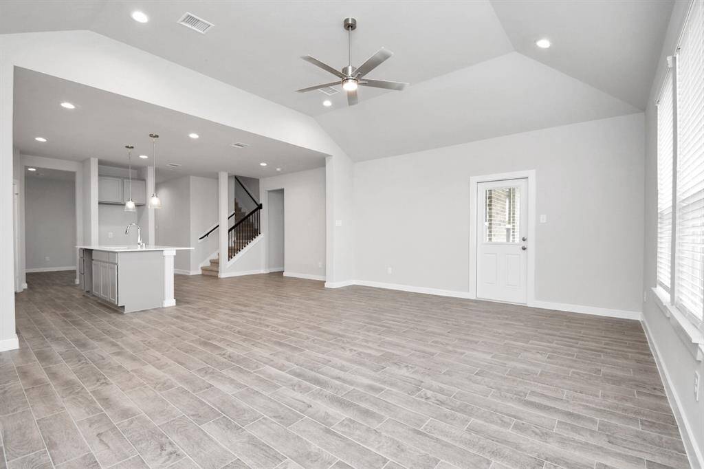 Another view of family room area.