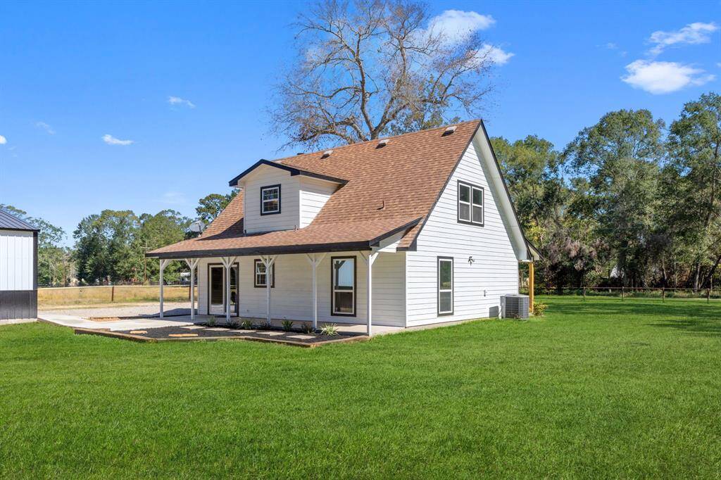 The property features a spaciousand inviting interior.