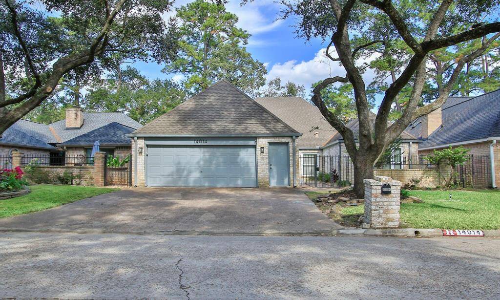 The 2 car garage holds your cars but there's also cabinets for extra storage and organization