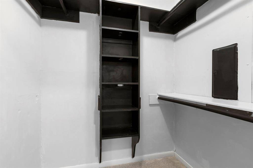 This is the interior of one of the closets.  You can see for yourself what great sizes they are!