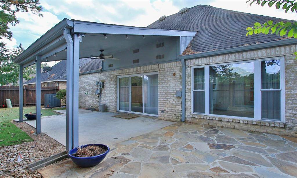 Looking back towards the home, you can see there's room for plenty of seating and maybe a fire pit on cool nights