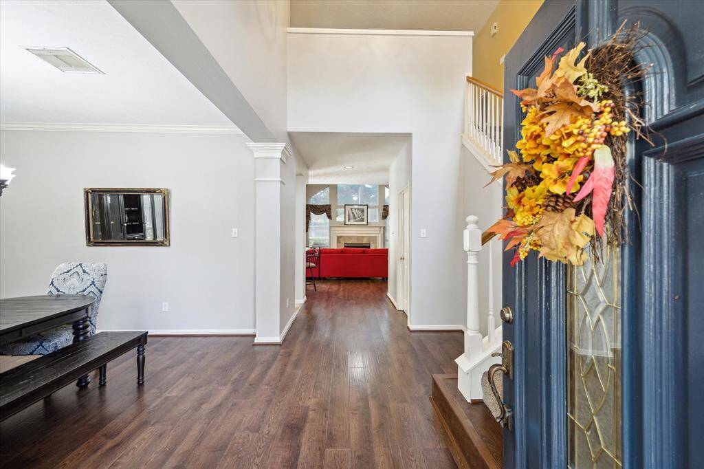 Inviting and spacious entry