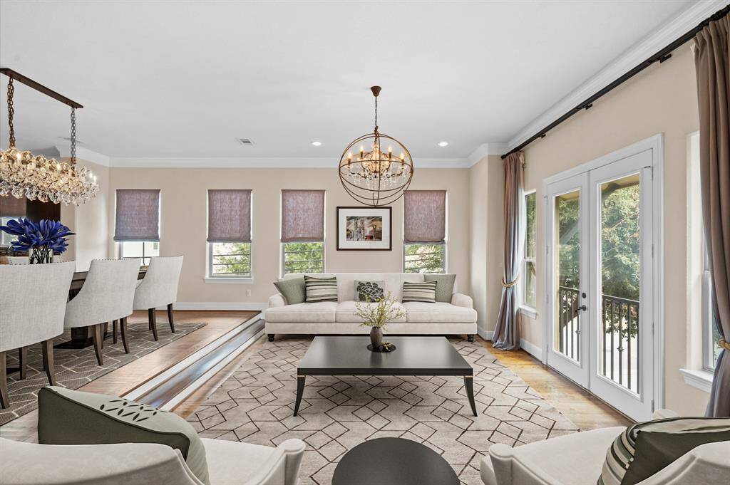 Stunning! Virtually staged home shows the warmth of this space!