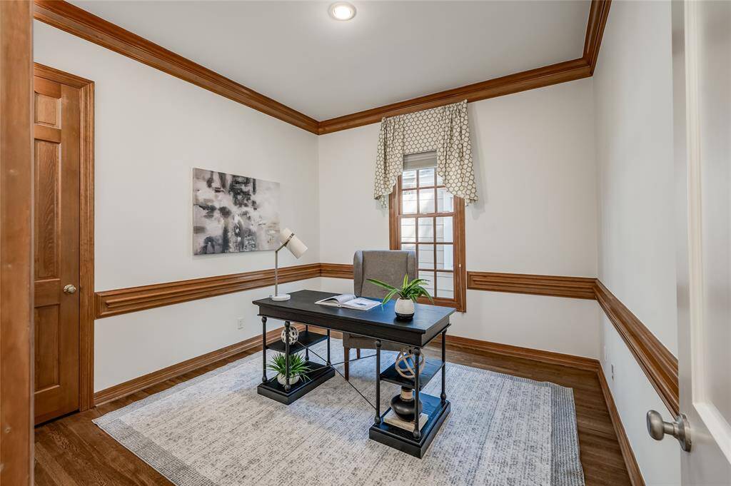 Private office conveniently located near the front entrance.