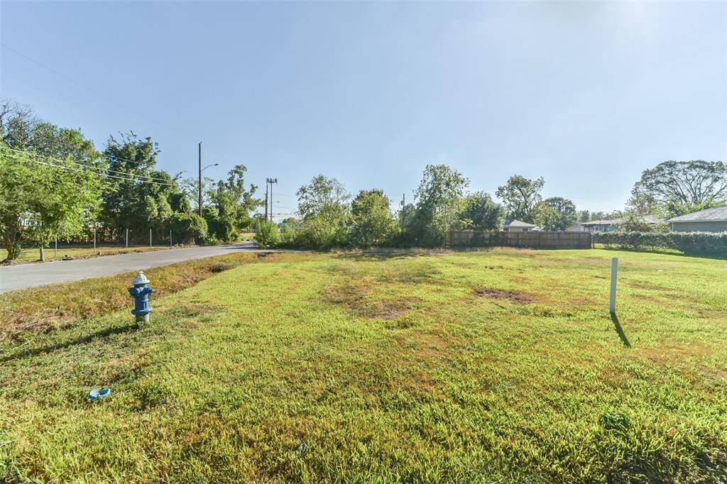 Front street view of Lot 10. Lot is cleared and ready for building.