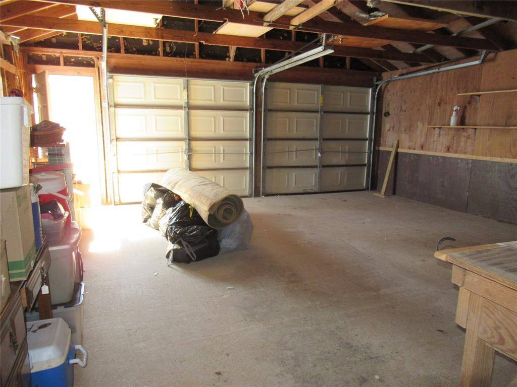 Spacious 2 car garage.