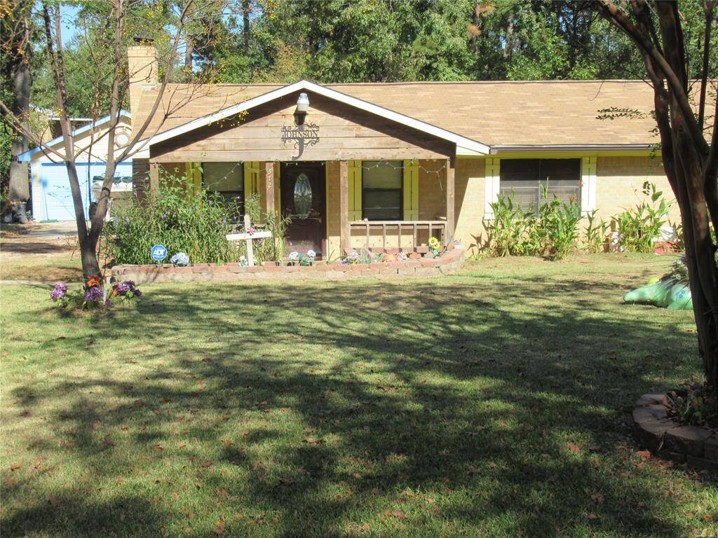 Home is combination wood and brick.