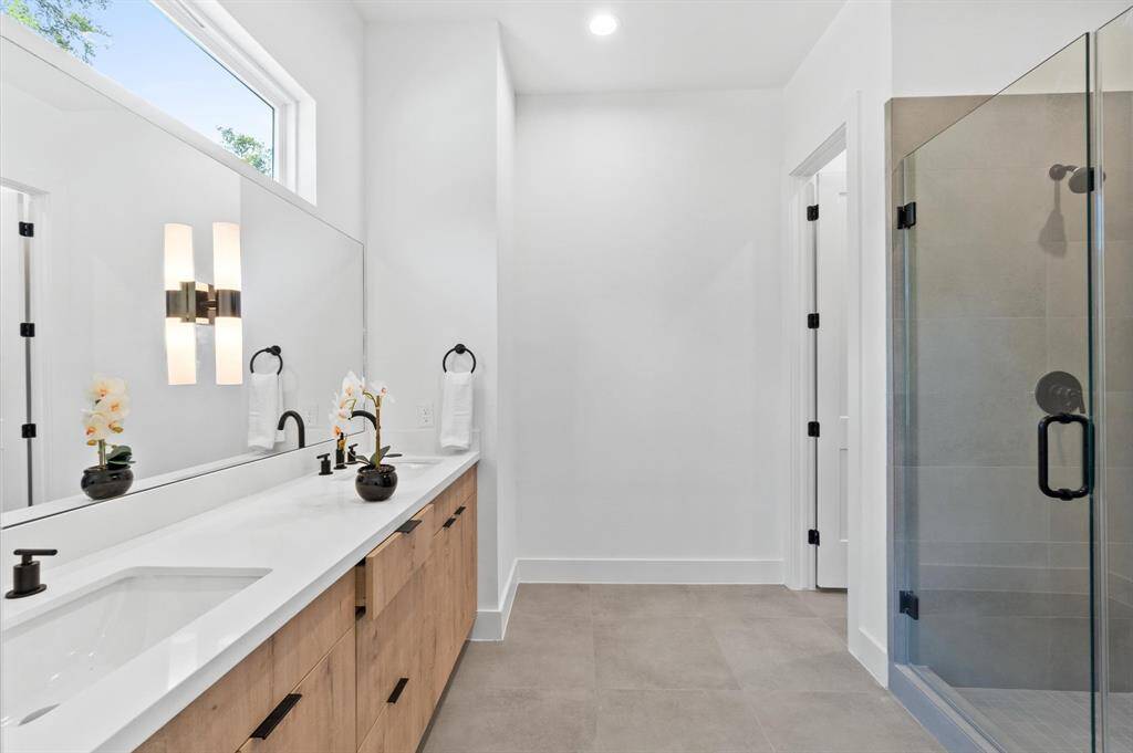 Gorgeous, custom primary bathroom