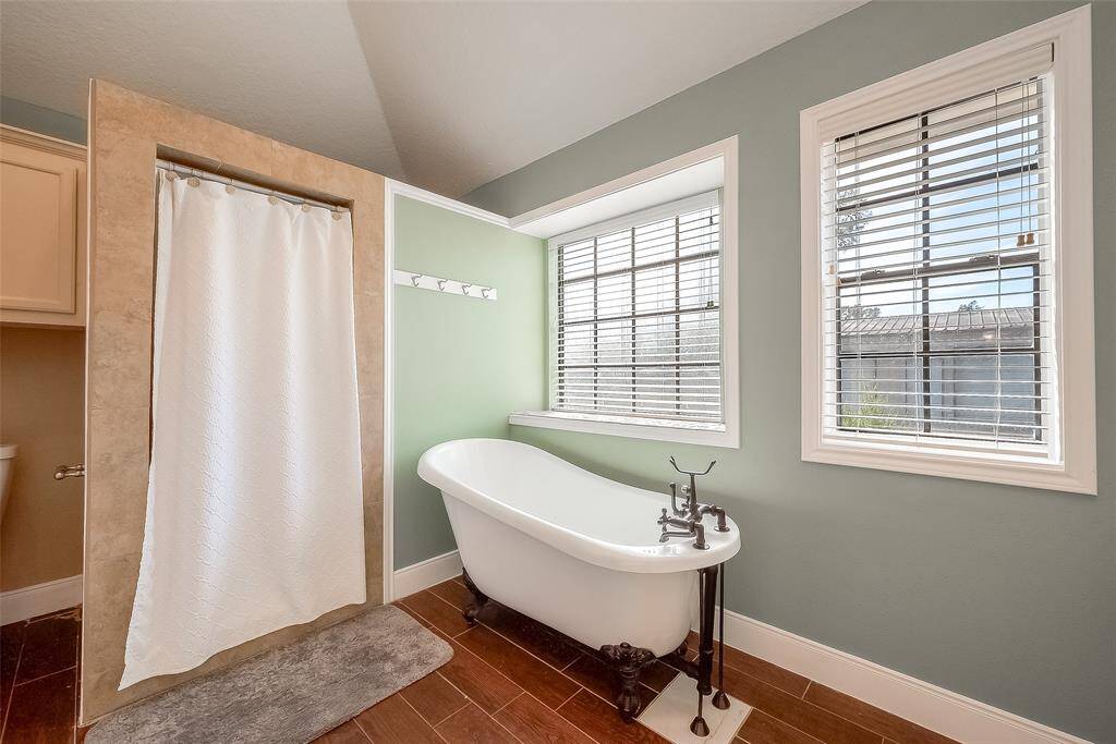 Additional view of the walk-in shower.
