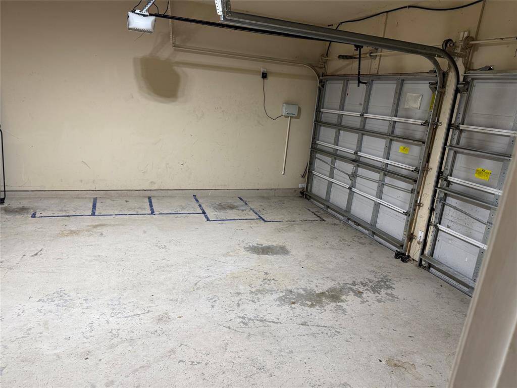Spacious double garage