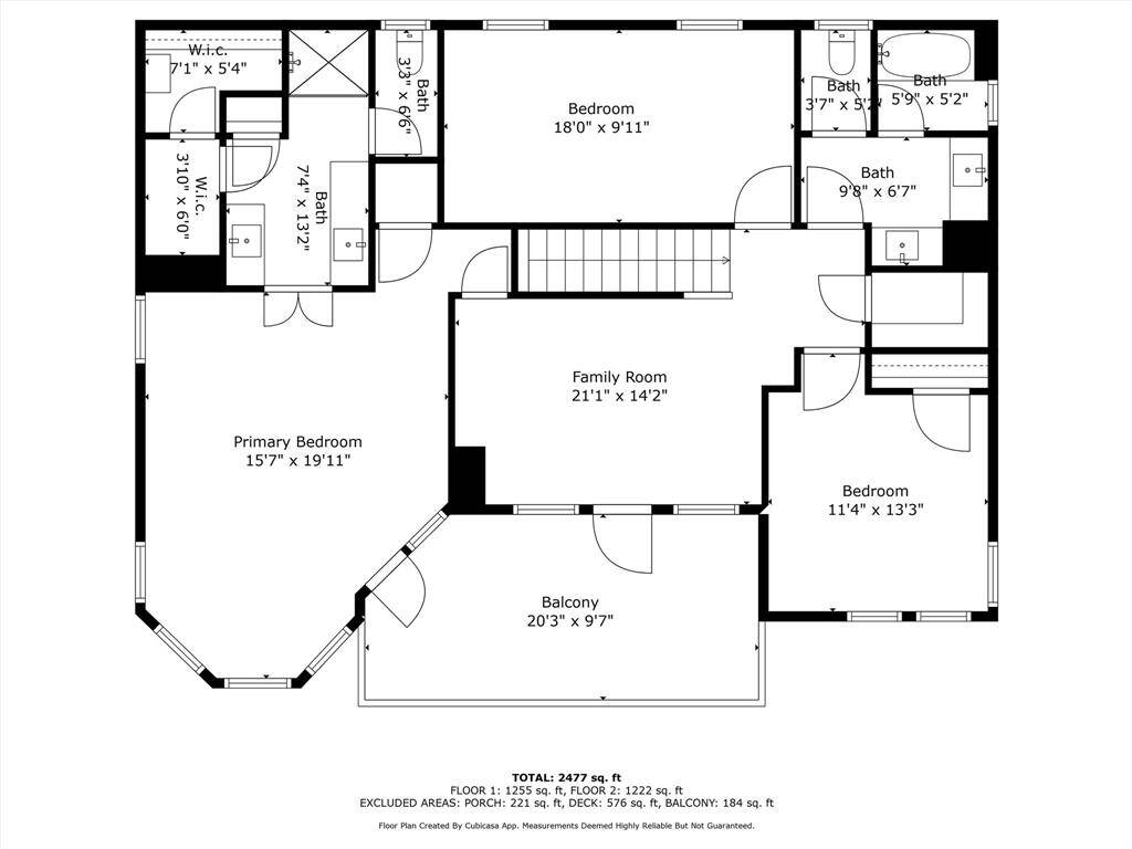 The second floor offers theprimary bedroom with an ensuitebathroom, along with twoadditional bedrooms and anothershared bathroom. Thefamily/game room opens to anupper balcony, creating theperfect space for relaxation andentertainment.