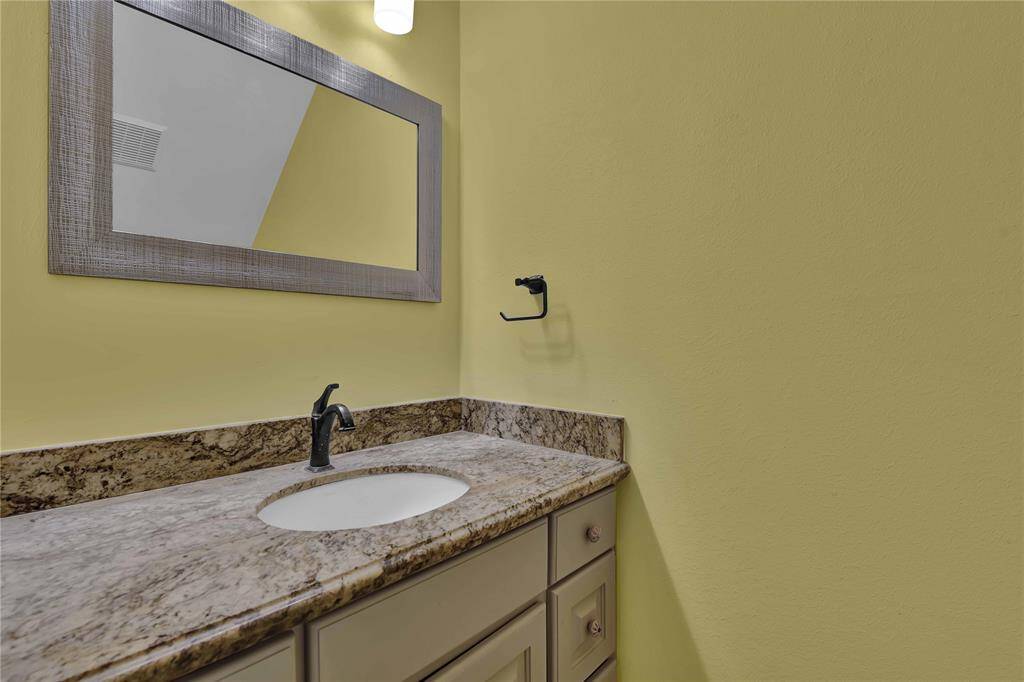 Half bath downstairs...