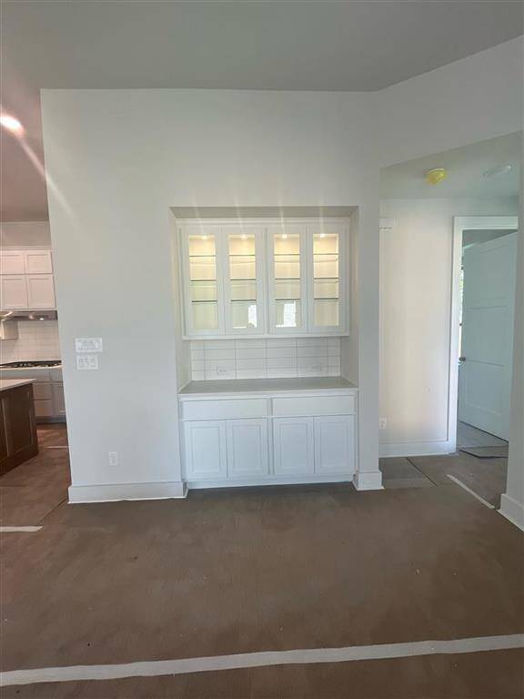 Built In Cabinets at Dining Area - Including Gorgeous Glass Inserts